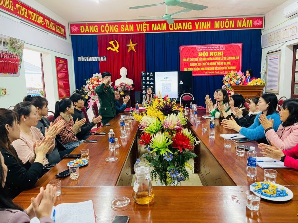 MỘT SỐ HÌNH ẢNH  TỔNG KẾT 5 NĂM TRIỂN KHAI CHUYÊN ĐỀ: XÂY DỰNG TRƯỜNG MẦM NON LẤY TRẺ LÀM TRUNG TÂM, GIAI ĐOẠN 2021-2025 VÀ MÔ HÌNH “PHỐI HỢP GIỮA GIA ĐÌNH, NHÀ TRƯỜNG VÀ CỘNG ĐỒNG TRONG CHĂM SÓC, GIÁO DỤC TRẺ